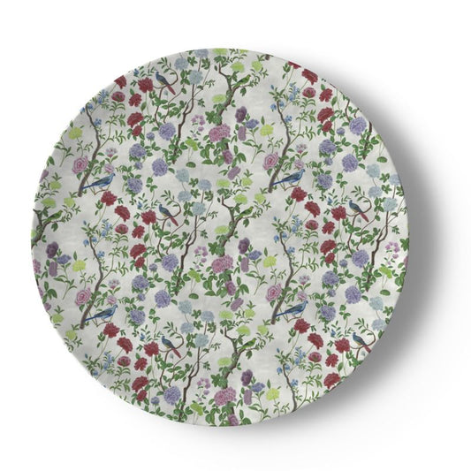 Plate Set - Chinoiserie Garden Bird & Bloom