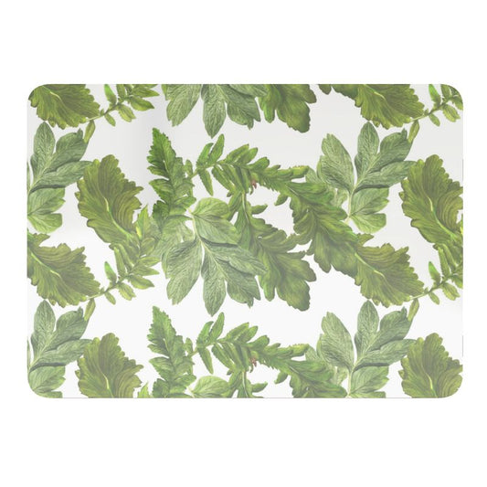 Placemat Large – Leaf Elegance Design - White