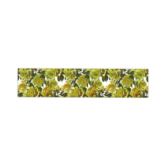 Table Runner Yellow Roses