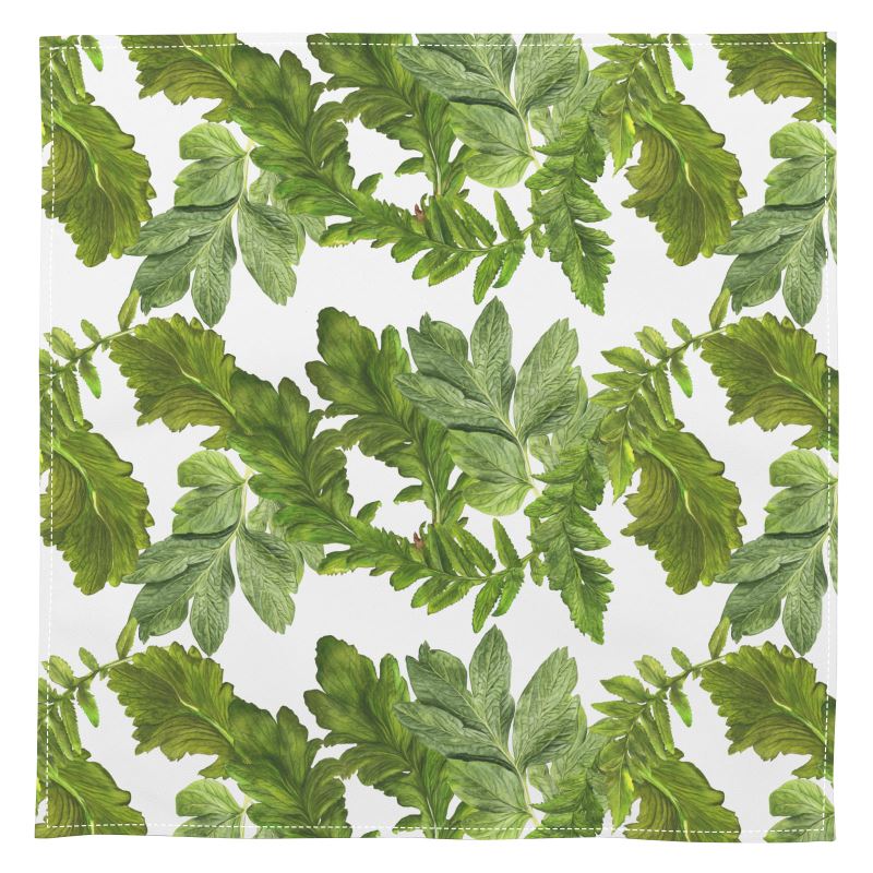 Napkins - Botanical Elegance - White