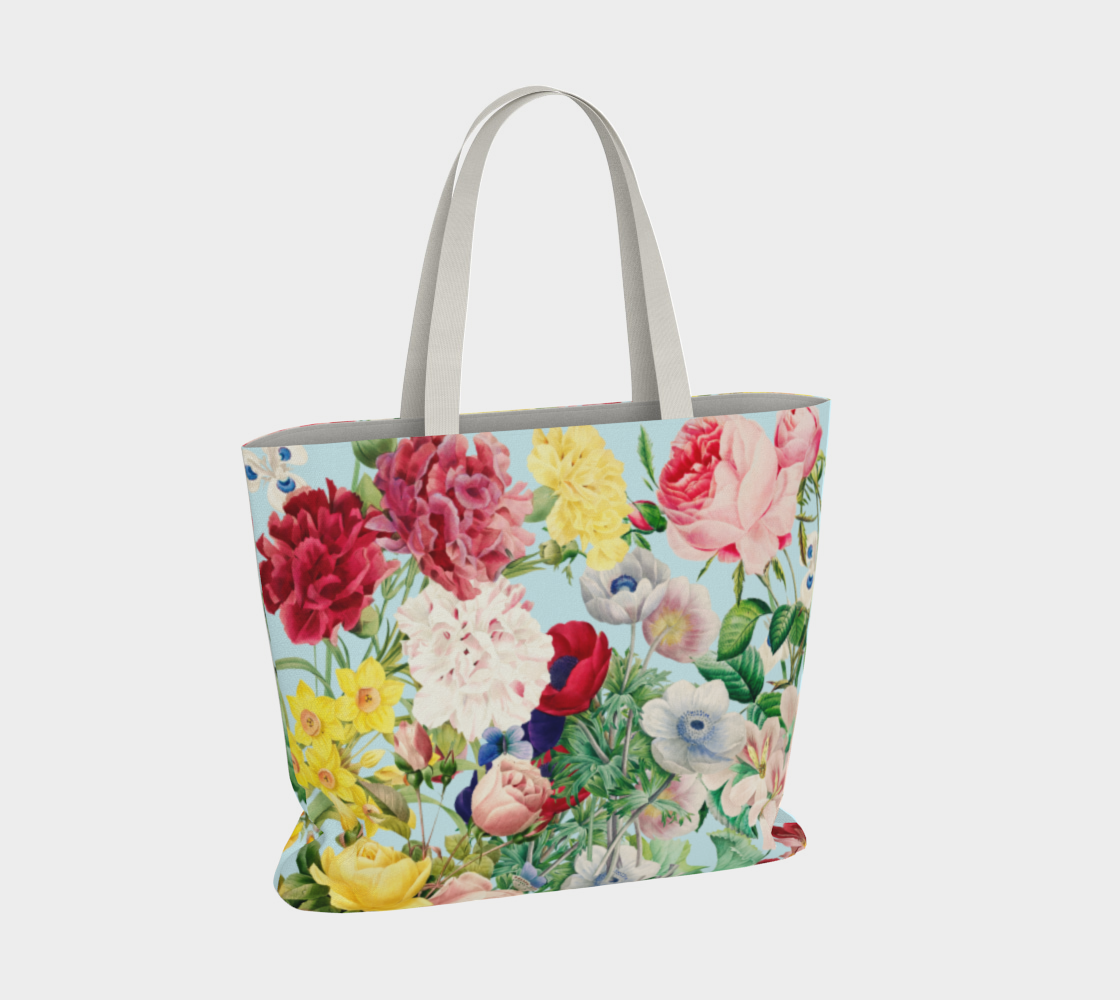 Tote Bag Redouté Baby Blue