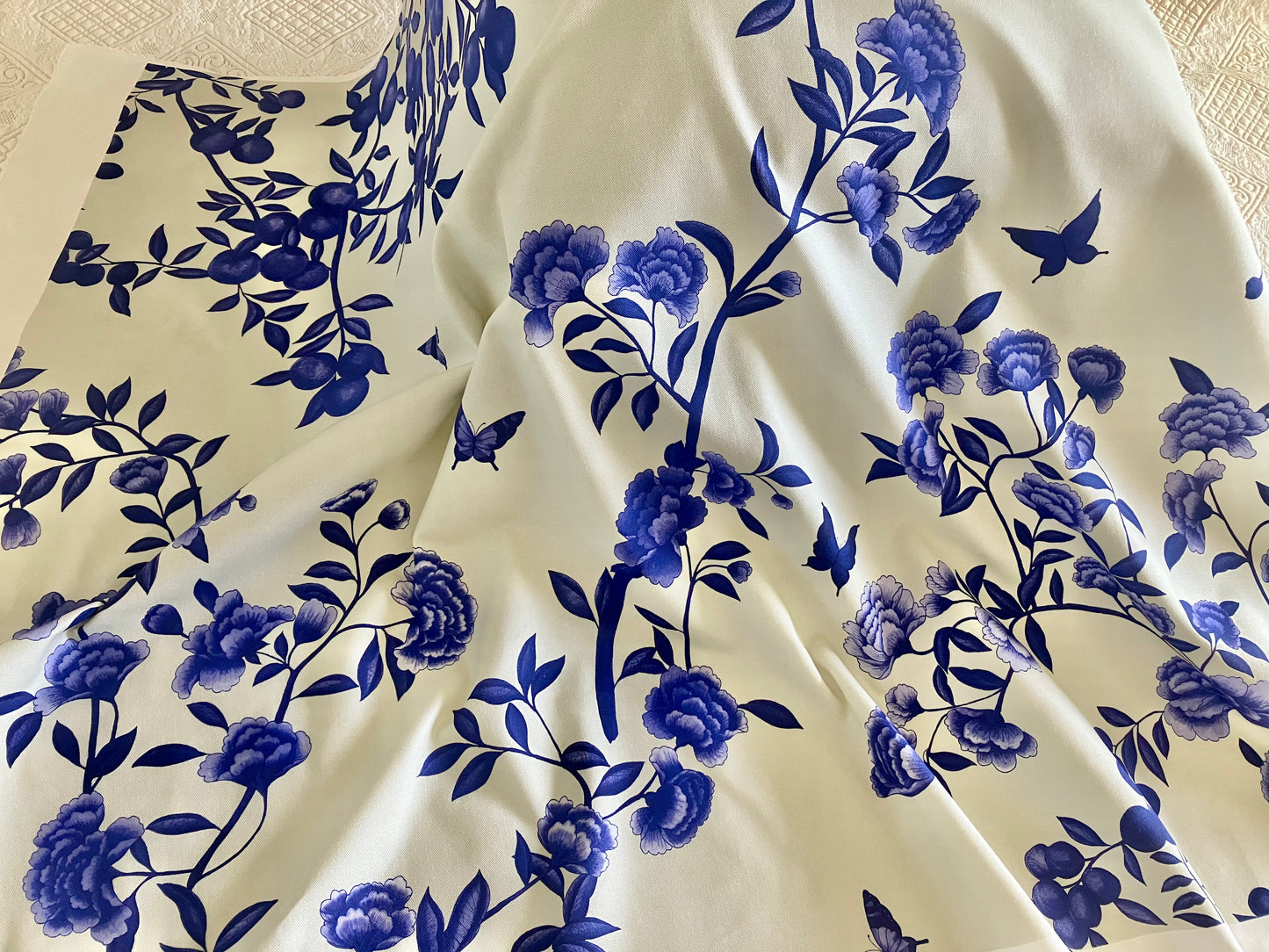 Fabric - Orchard Reverie - Delft Blue