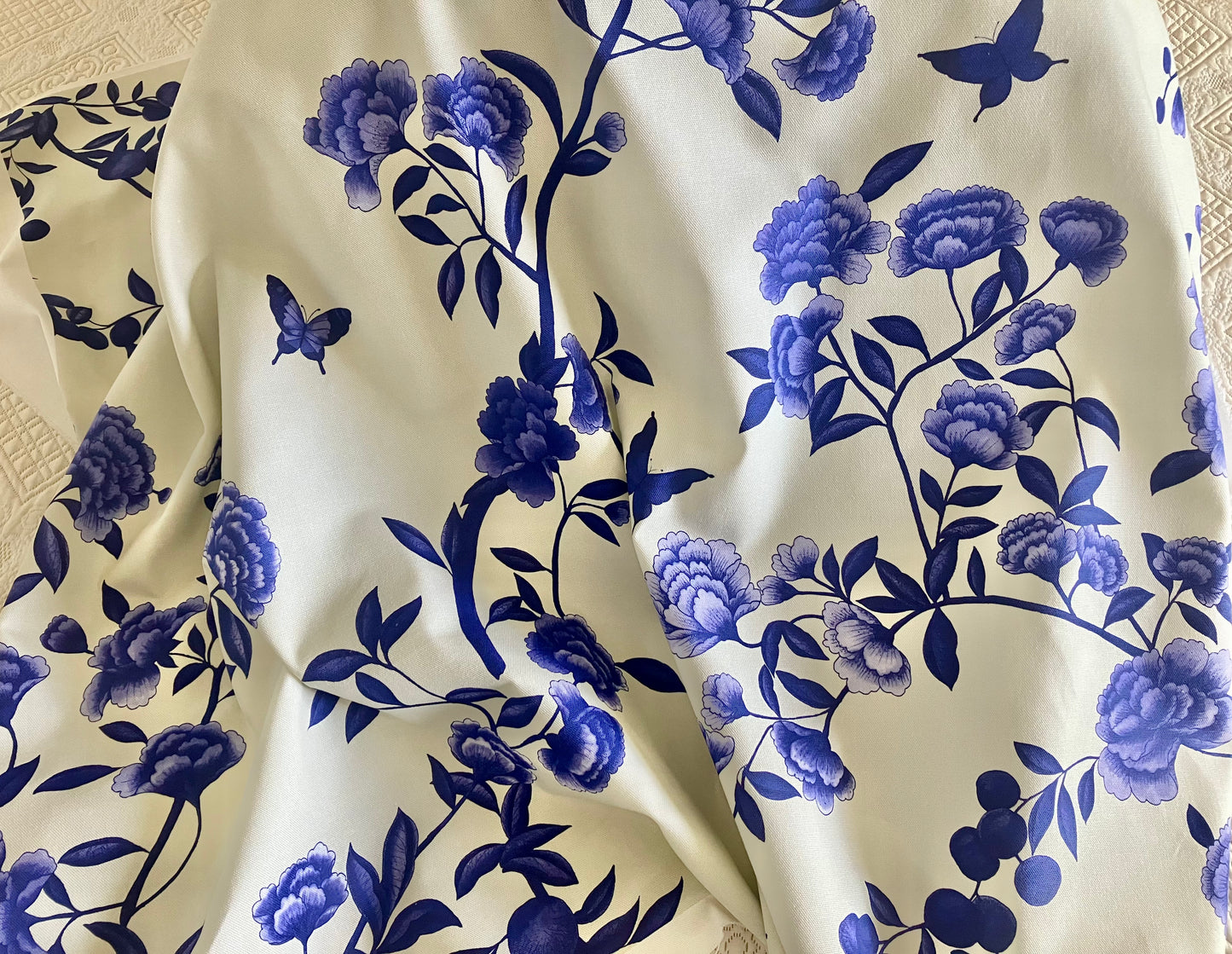 Fabric - Orchard Reverie - Delft Blue