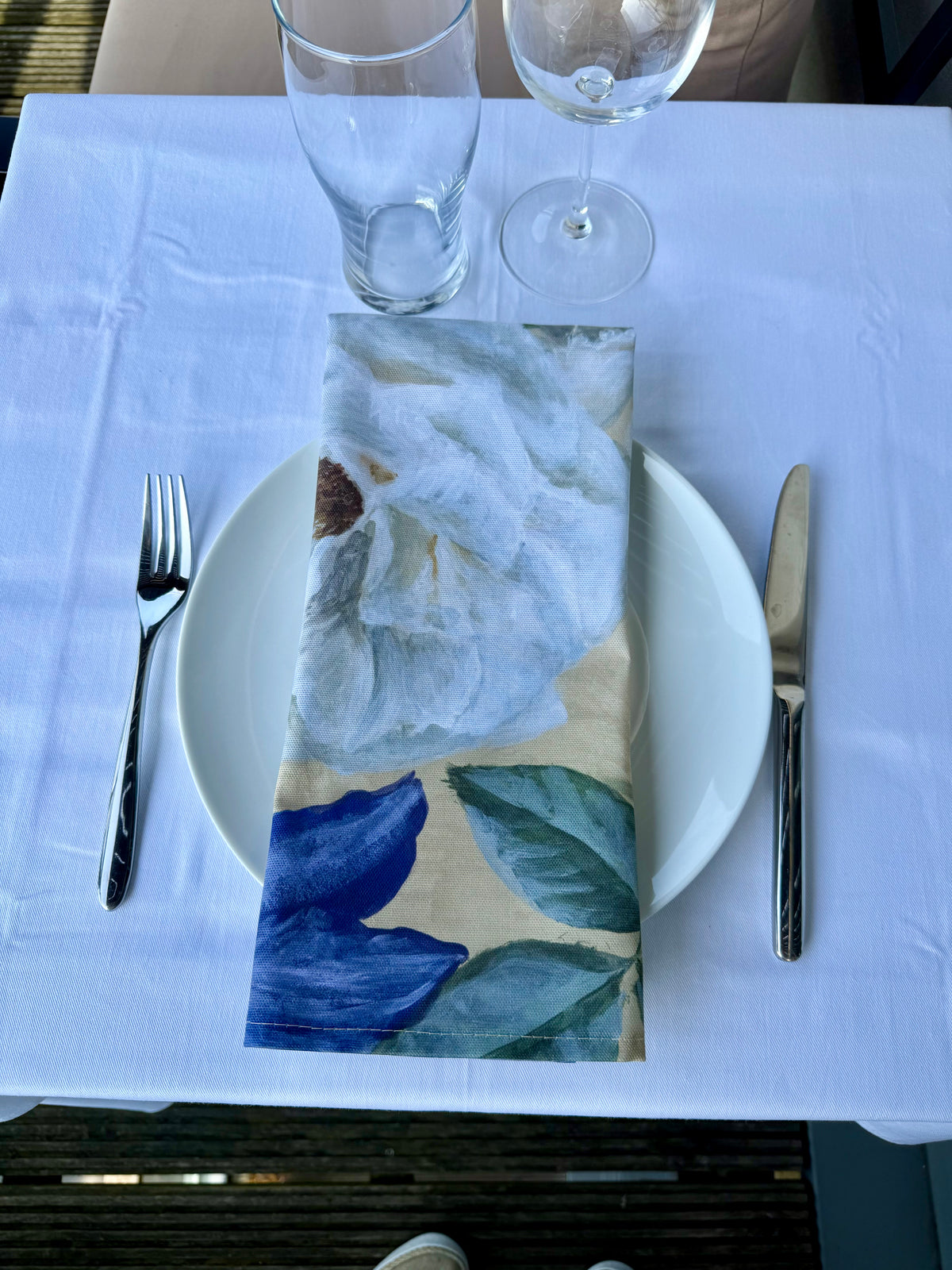 Tea towel - Jardin de roses - version 2