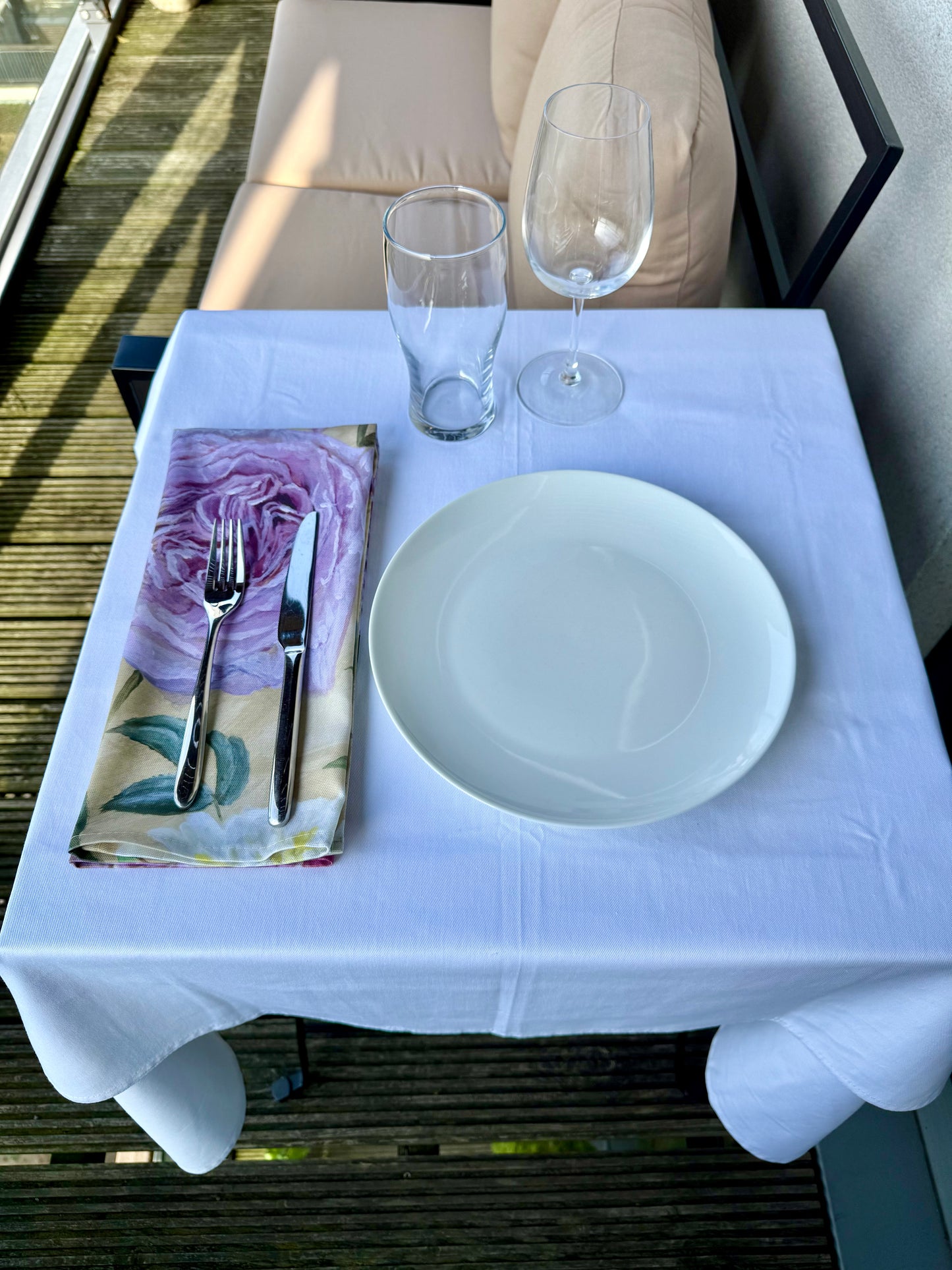 Tea towel - Jardin de roses - version 1