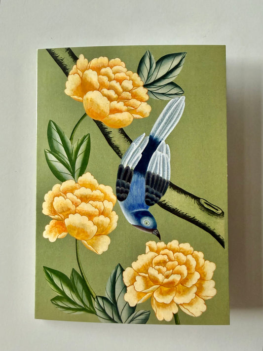 Greeting Card A6 - Chinese wallpaper style Peek-a-boo card