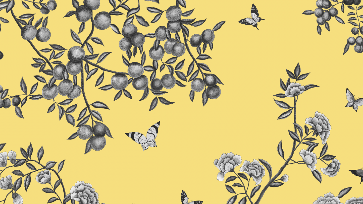 Fabric - Orchard Reverie - Naples Yellow