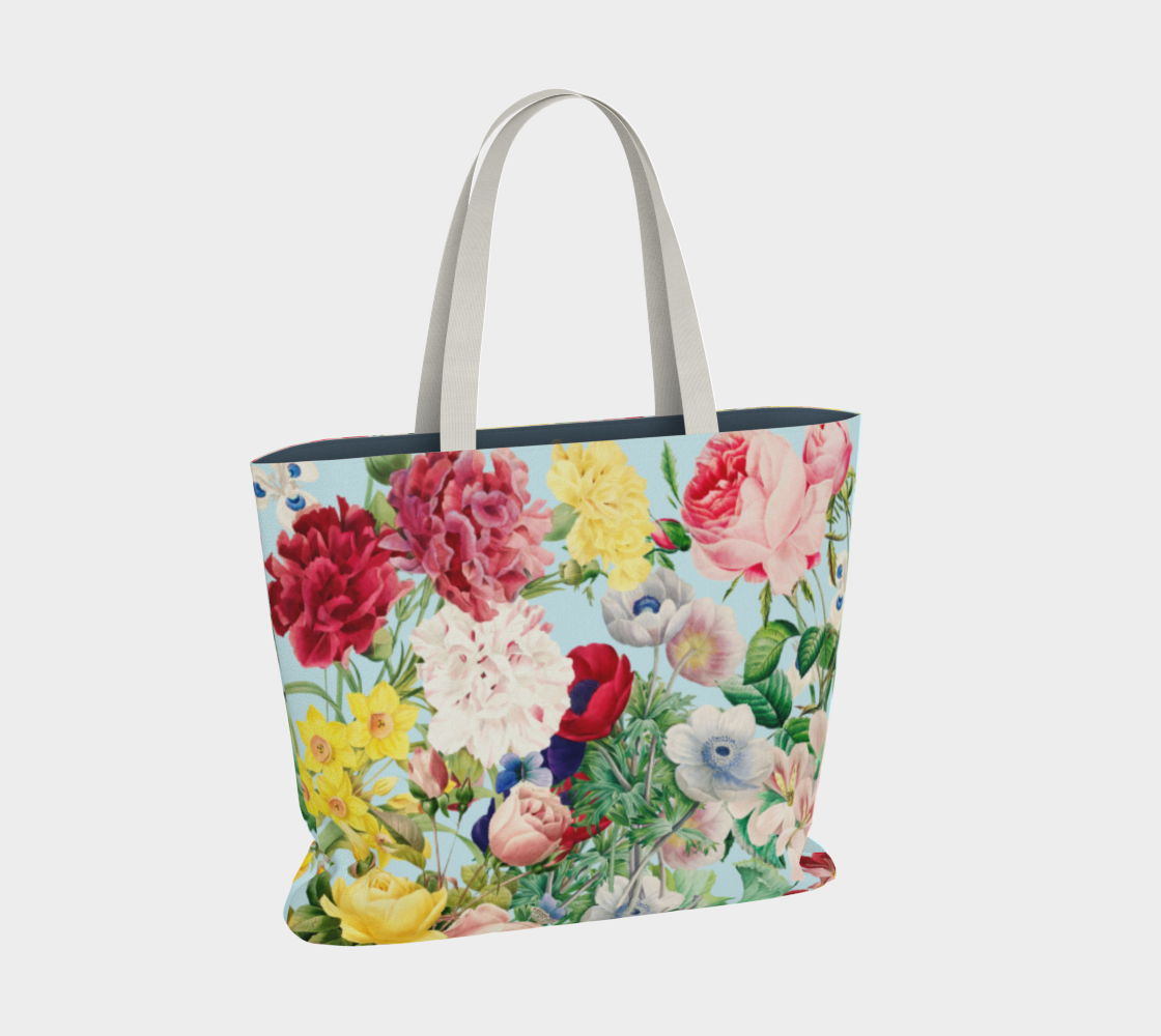 Tote Bag Redouté Baby Blue